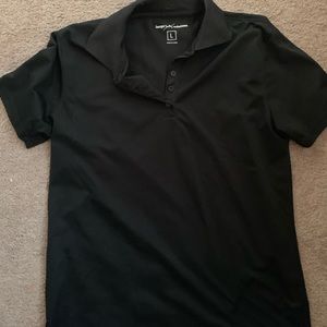 Black Polo Button Up